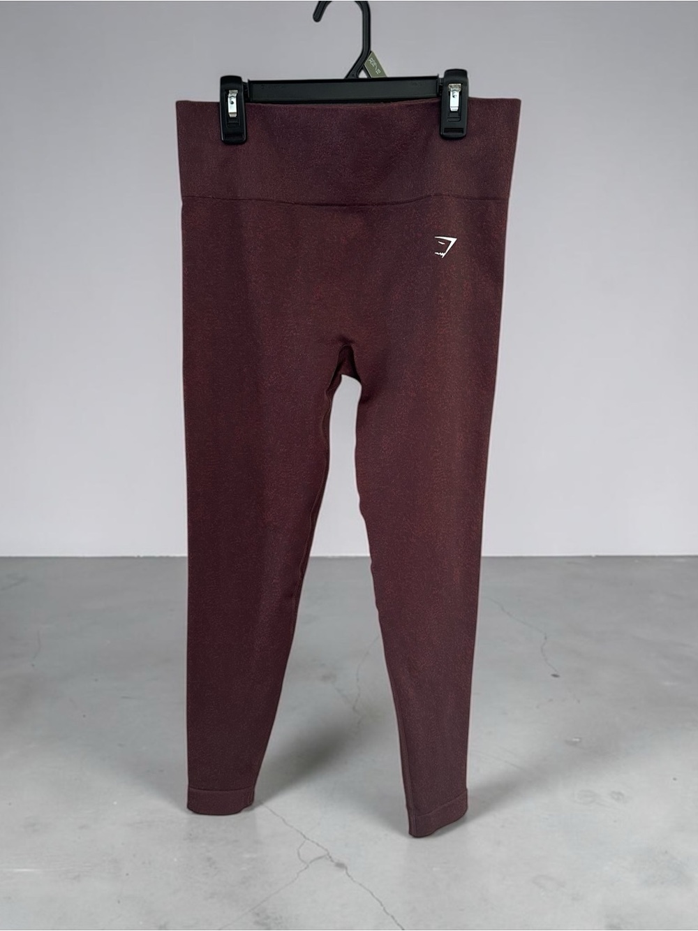 Gymshark Maroon High-Rise Seamless Leggings